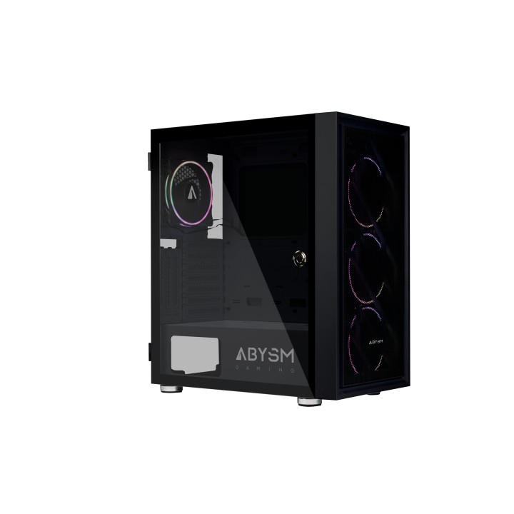 Caja Gaming Abysm Danube Kamp ARGB ATX Negra (AB812107)