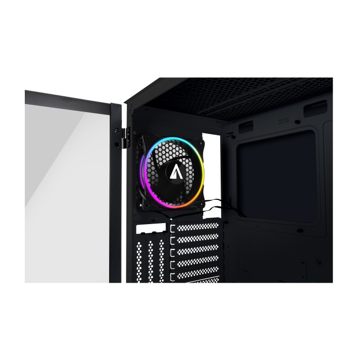 Caja Gaming Abysm Danube Kamp ARGB ATX Negra (AB812107)