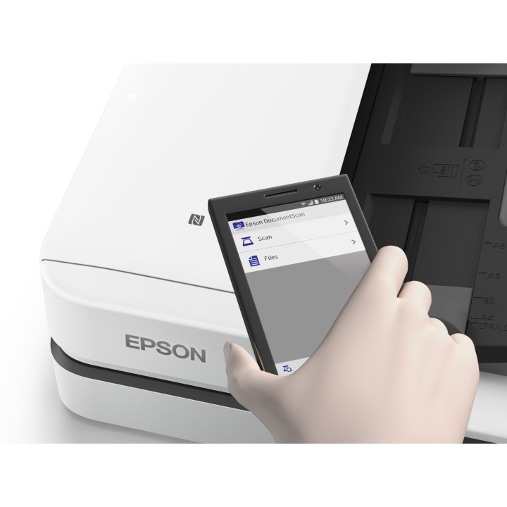 Escáner Epson DS-1660W LED A4 Negro/Blanco (B11B244401)