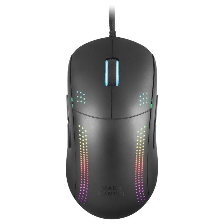 Ratón Mars Gaming Óptico USB-A Negro (MMPRO)