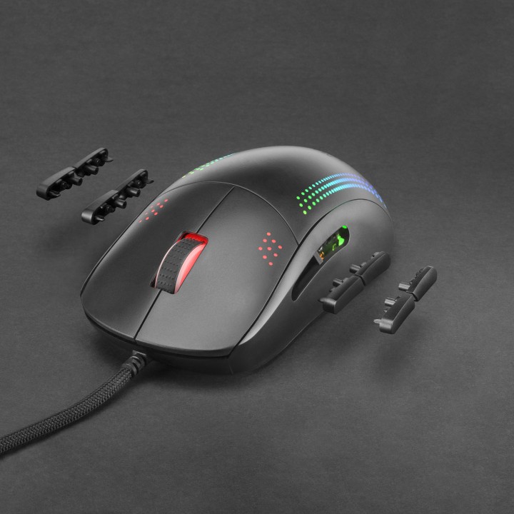 Ratón Mars Gaming Óptico USB-A Negro (MMPRO)