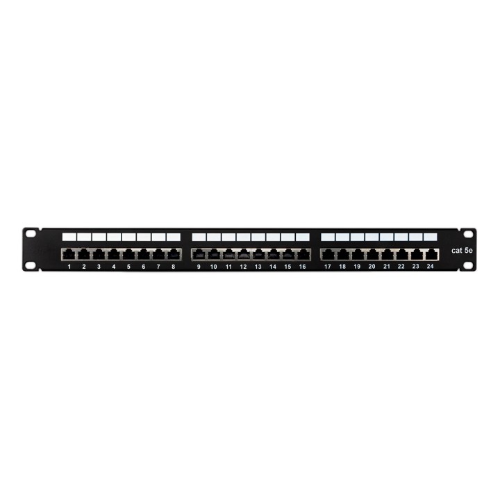 Patch Panel Aiten Data 24p Cat5 FTP 1U Negro(80.24.05F)