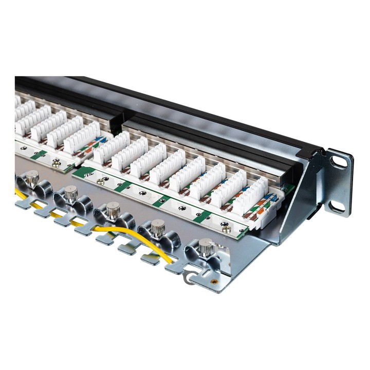 Patch Panel Aiten Data 24p Cat5 FTP 1U Negro(80.24.05F)