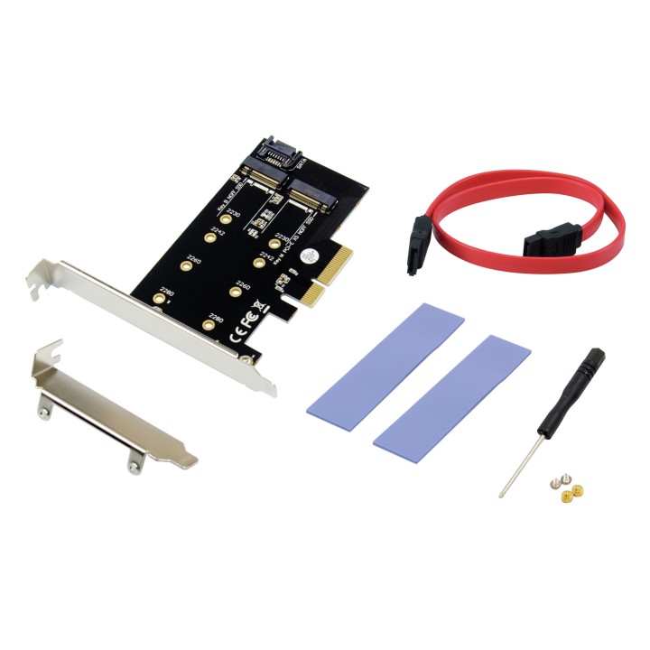 Controladora CONCEPTRONIC PCIe 2xSSD M.2 (EMRICK04B)