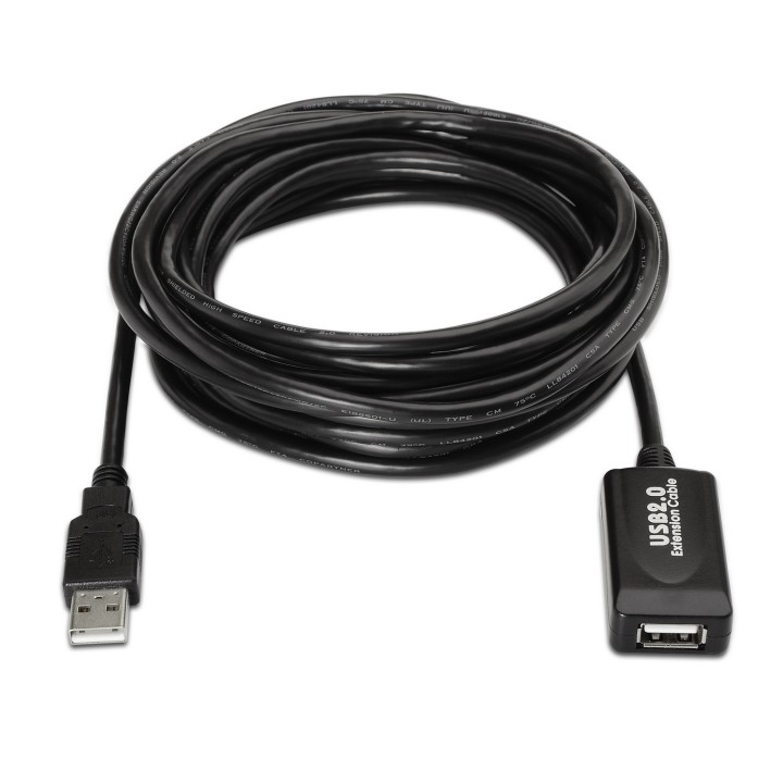 Cable AISENS USB-A/M a USB-A/H 10m Negro (A101-0019)