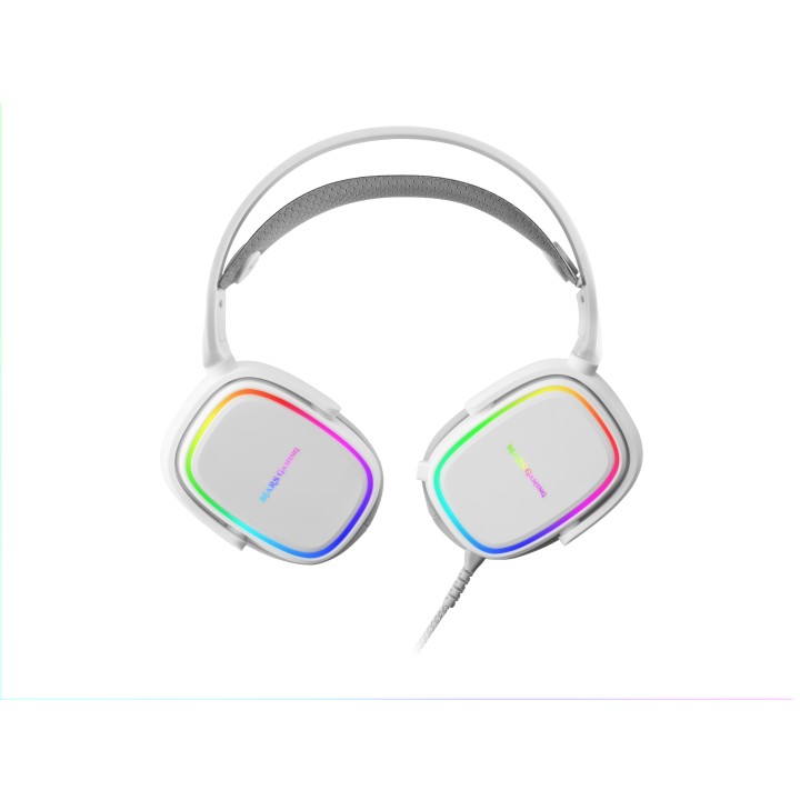 Auric+Micro Mars Gaming RGB 3.5mm USB Blancos (MHAXW)