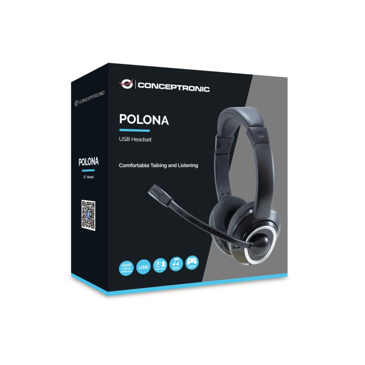 Auric+Micro CONCEPTRONIC USB-A Negros (POLONA01B)