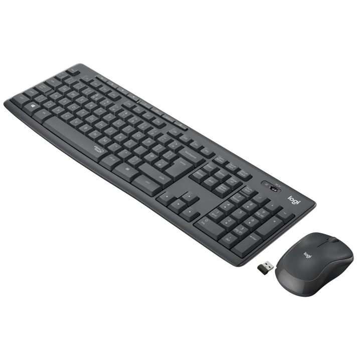 T+Ratón LOGITECH MK295 Wireless Grafito (920-009798)