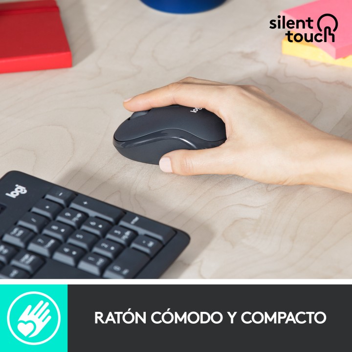 T+Ratón LOGITECH MK295 Wireless Grafito (920-009798)