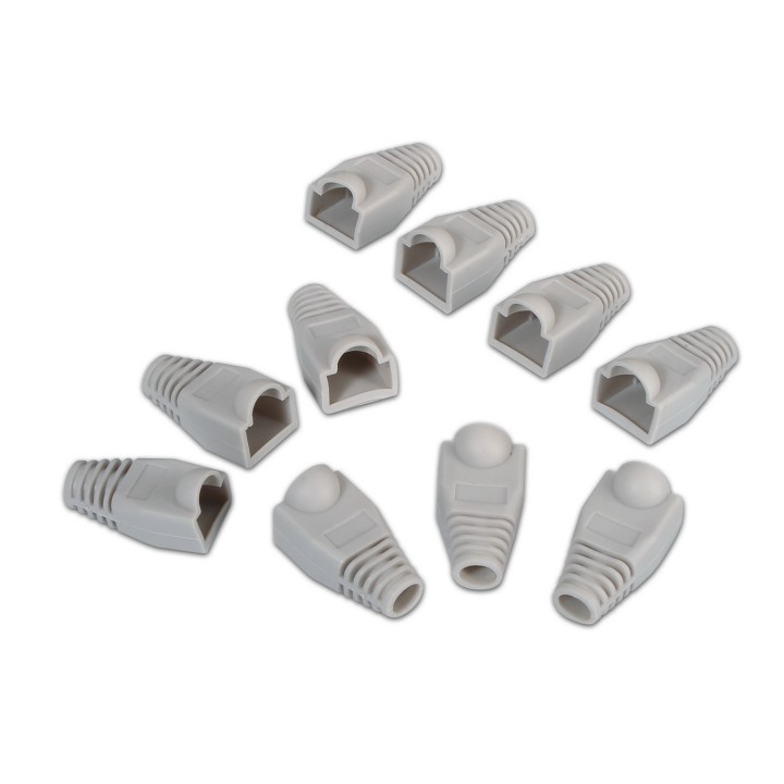 Funda AISENS RJ45 10 Unidades Gris (A140-0306)
