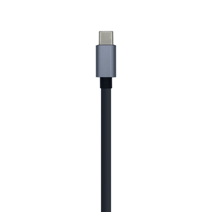 Adaptador AISENS USB-C a USB-A/RJ45 Gris (A109-0396)