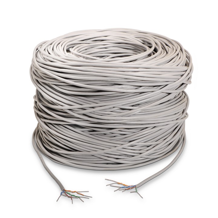 Cable AISENS RJ45 Cat.5e UTP 100m Gris (A133-0208)