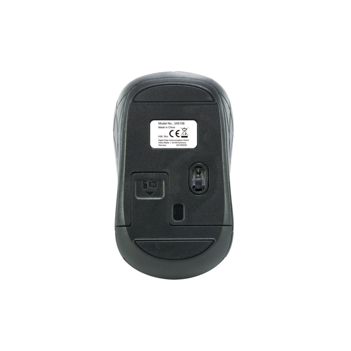 Ratón EQUIP Life Óptico RF 1600dpi Negro (EQ245108)