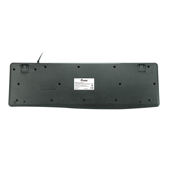 Teclado EQUIP 105 Teclas USB Negro (EQ245211)