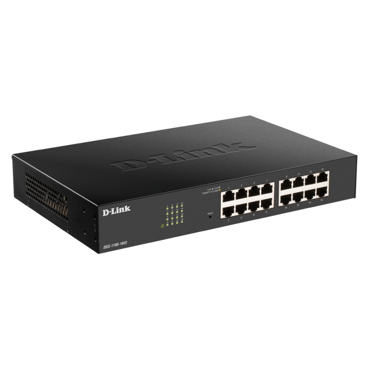 Switch D-Link 24xRJ45 GbE PoE+ Rack (DGS-1100-24PV2)