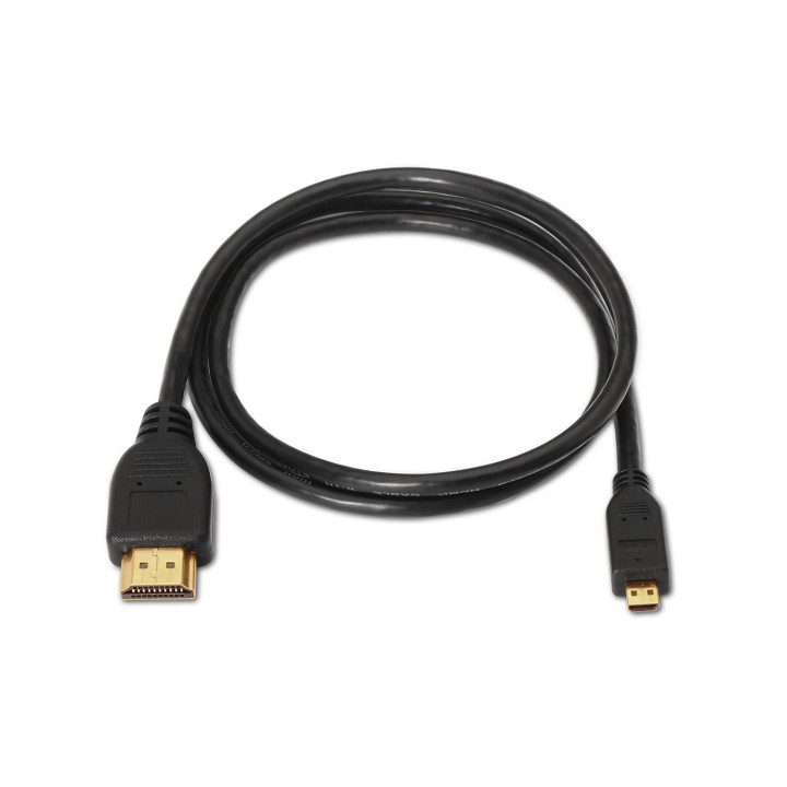 Cable AISENS HDMI A/ a HDMI D/M 0.8m Negro (A119-0116)