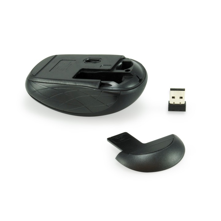 Ratón EQUIP Life Óptico RF 1600dpi Gris (EQ245109)