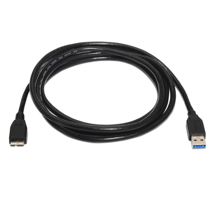 Cable AISENS USB-A/M a mUSB-B/M 1m Negro (A105-0043)
