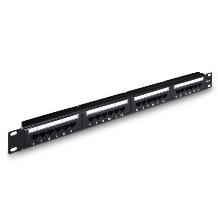 Pach Panel AISENS 24p RJ45 CAT.5E UTP 19" 1U(A141-0307)