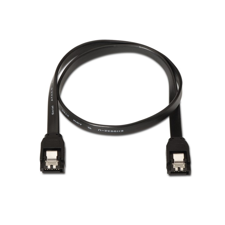 Cable AISENS SATA3 (7-pin) 0.5m Negro (A130-0157)