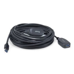 Cable EQUIP USB-A/M a USB-A/H 10m Negro (EQ133347)