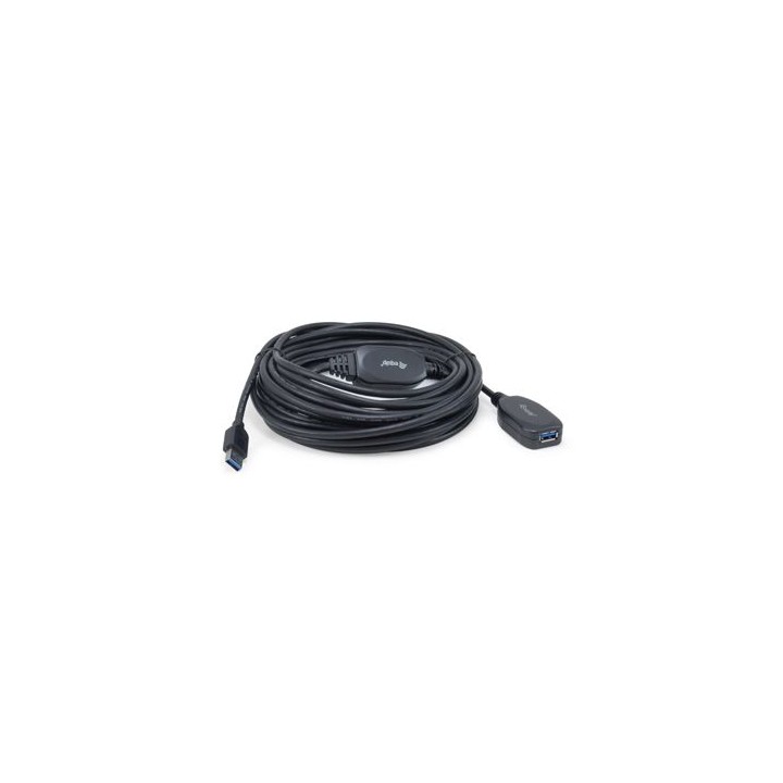 Cable EQUIP USB-A/M a USB-A/H 10m Negro (EQ133347)