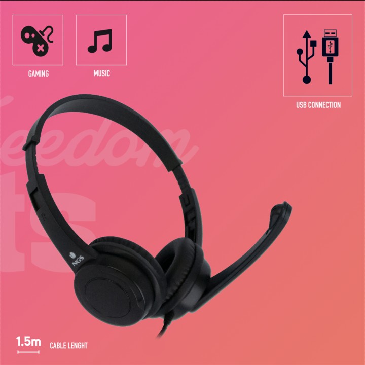 Auric+Micro Gaming NGS USB-A Negros (VOX505USB)