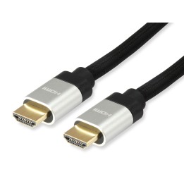 Cable EQUIP HDMI/M a HDMI/M 5m Plata/Negro (EQ119383)
