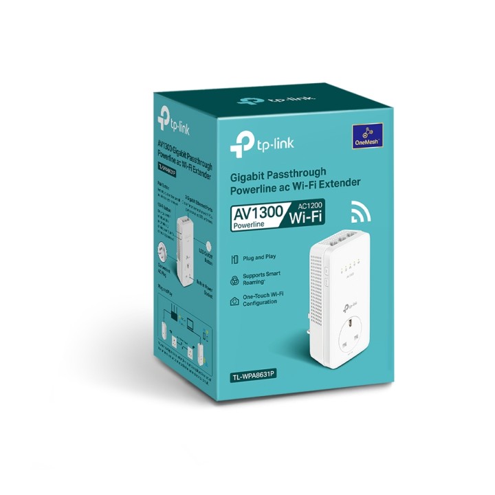 Powerline TP-Link AV1300 3xRJ45 WiFi (TL-WPA8631P)