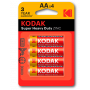 Kodak Heavy Duty Pila AA KAAHZ 1.5v Pack 4 Unidades Salina