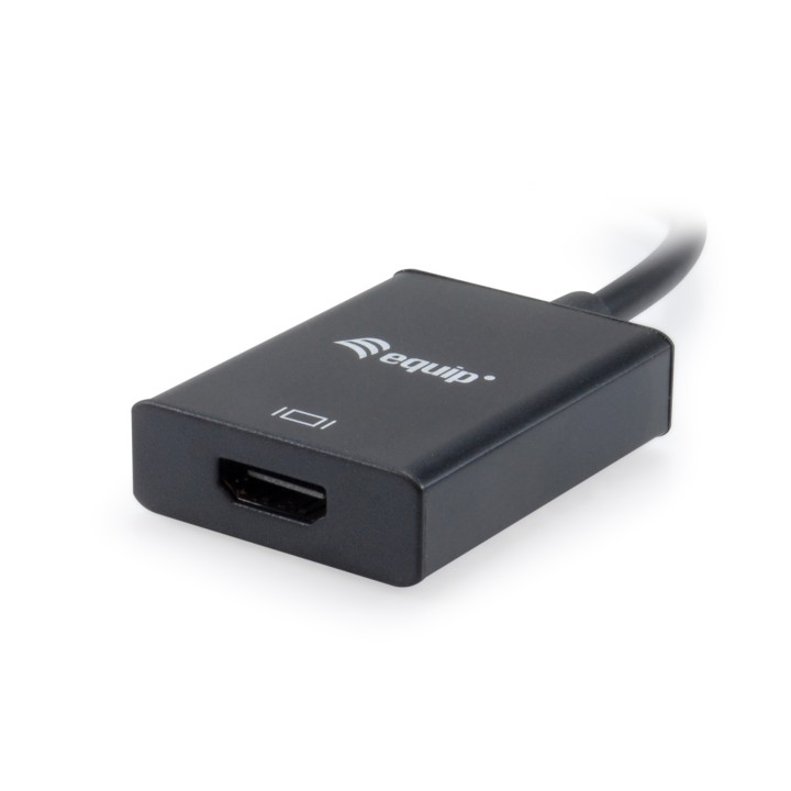Cable EQUIP USB-A/M a HDMI/H 0.25m Negro (EQ133385)