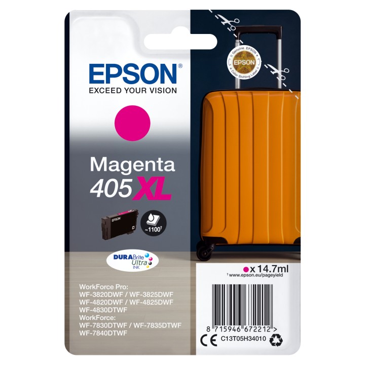 Tinta Epson 405 XL Magenta 14.7ml (C13T05H34010)