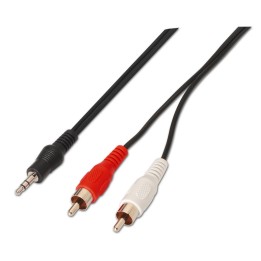 Cable AISENS Jack 3.5/M-2XRCA/M 3m Negro (A128-0148)