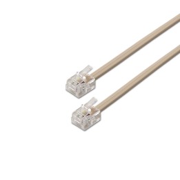 Cable de Teléfono AISENS RJ11 3m Beige (A143-0318)