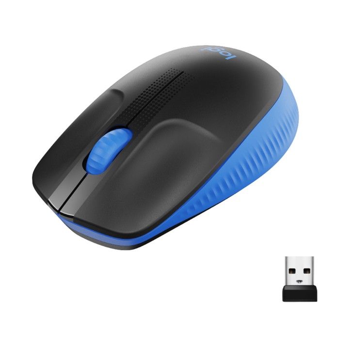 Ratón LOGITECH M190 Óptico RF 1000dpi Azul (910-005907)