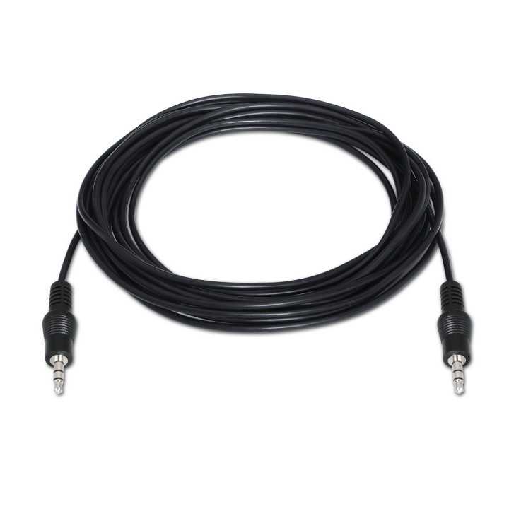 Cable AISENS Jack 3.5/M-Jack 3.5/M Negro 10m(A128-0144)