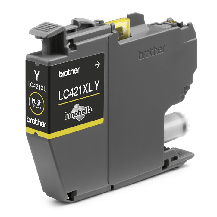 Tinta BROTHER XL Amarillo 500 páginas (LC421XLY)