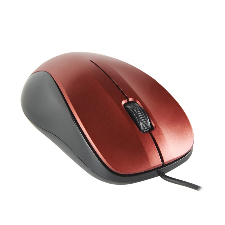 Ratón NGS Óptico USB-A 1200dpi Rojo (CREWRED)