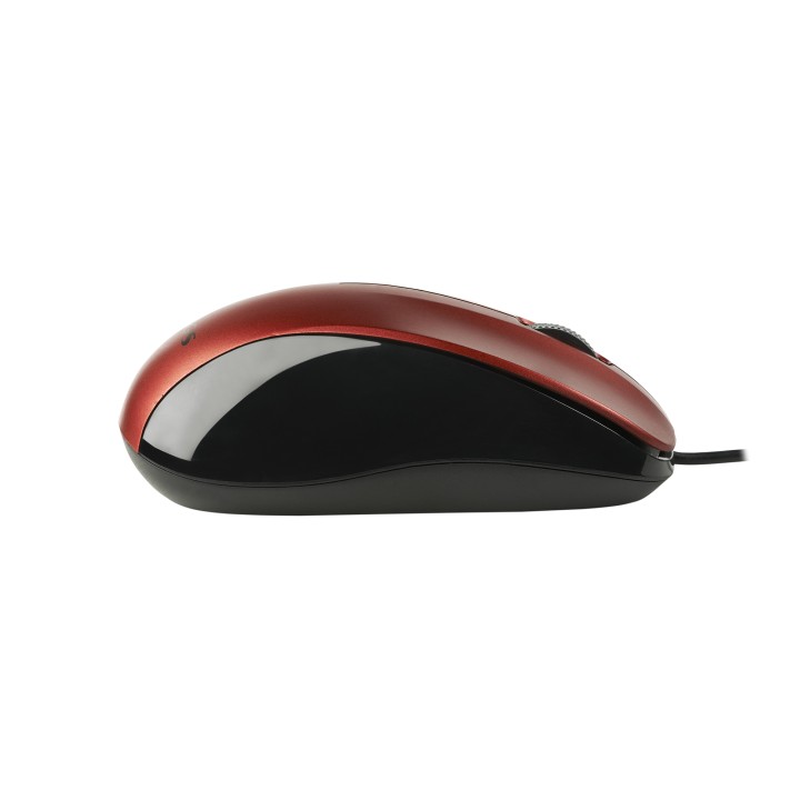 Ratón NGS Óptico USB-A 1200dpi Rojo (CREWRED)