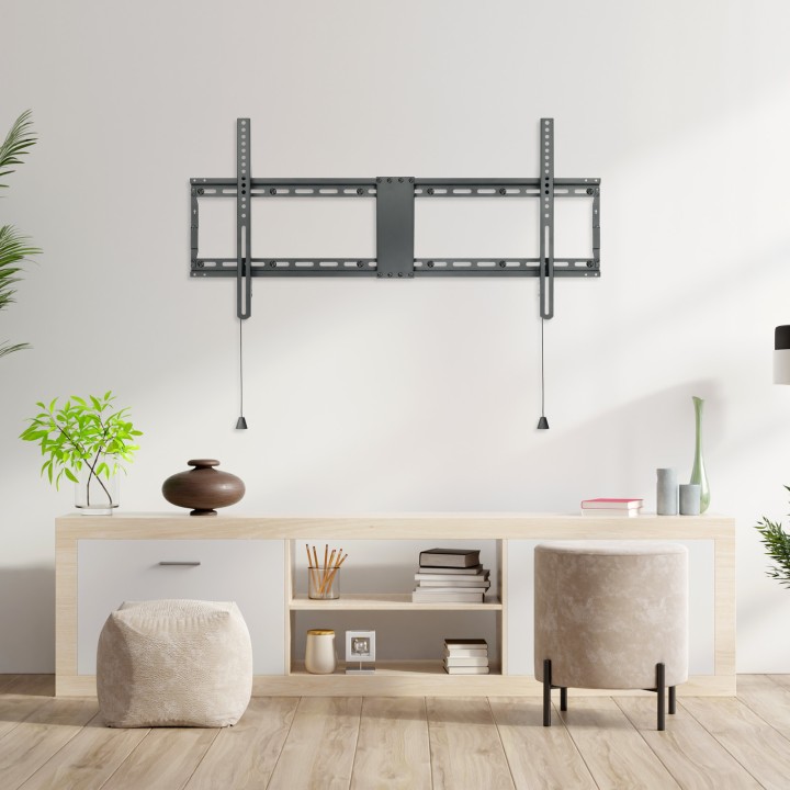 Soporte de Pared TOOQ 43"-90" Fijo Negro (LP4390F-B)