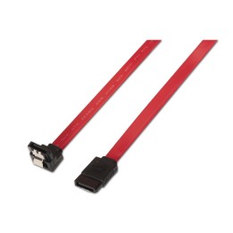 Cable AISENS SATA3 (7-pin) 0.5m Negro/Rojo (A130-0156)
