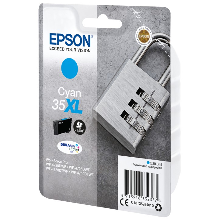 Tinta Epson 35XL Cian 20.3ml (C13T35924010)