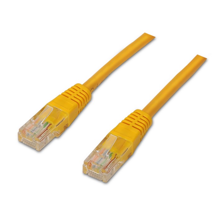 Latiguillo AISENS RJ45 Cat6 UTP 3m Amarillo (A135-0256)