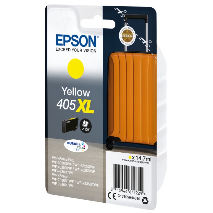 Tinta Epson 405 XL Amarillo 14.7ml (C13T05H44010)