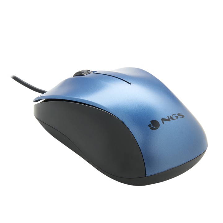 Ratón NGS Óptico USB-A 1200dpi Negro/Gris (CREW)
