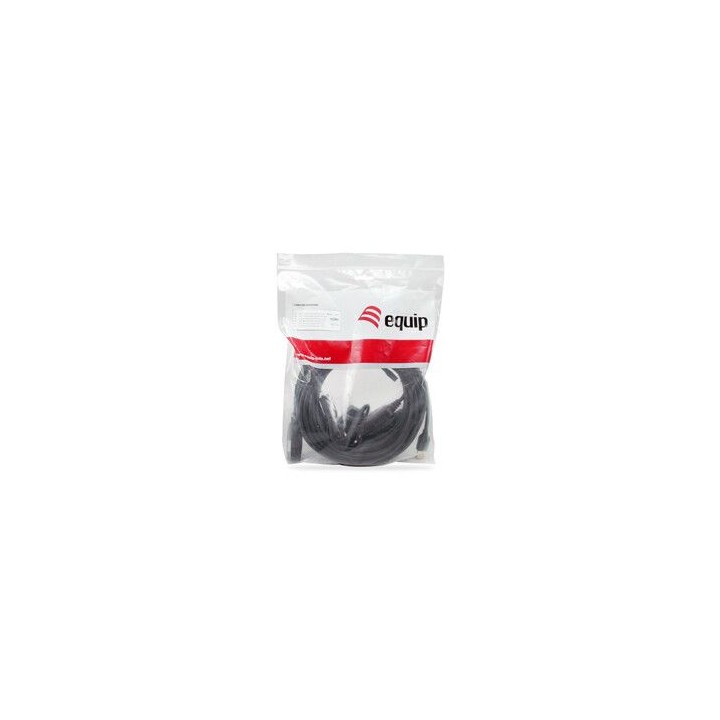Cable EQUIP USB-A/M a USB-A/H 15m Negro (EQ133348)