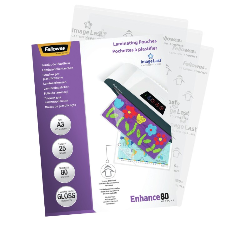 Fundas Plastificar Fellowes Brillo A3 25 Unid (5396403)