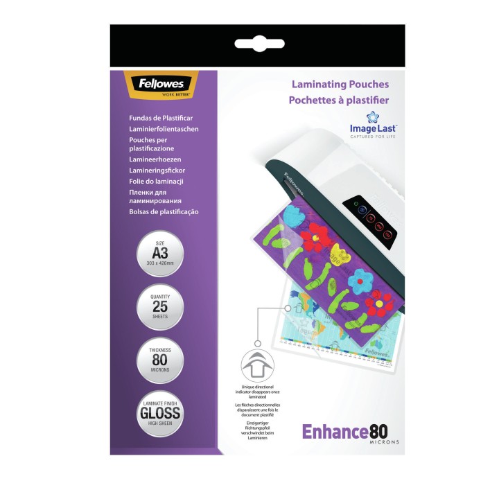 Fundas Plastificar Fellowes Brillo A3 25 Unid (5396403)