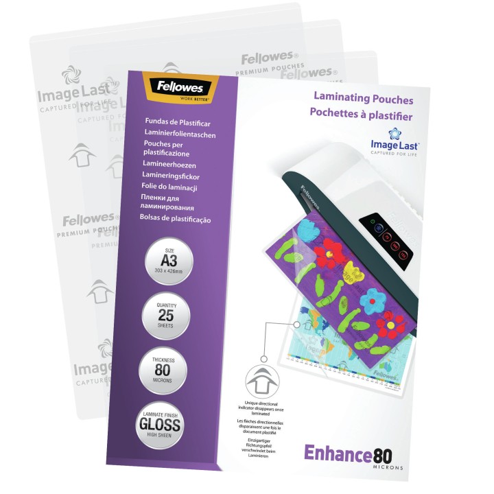 Fundas Plastificar Fellowes Brillo A3 25 Unid (5396403)