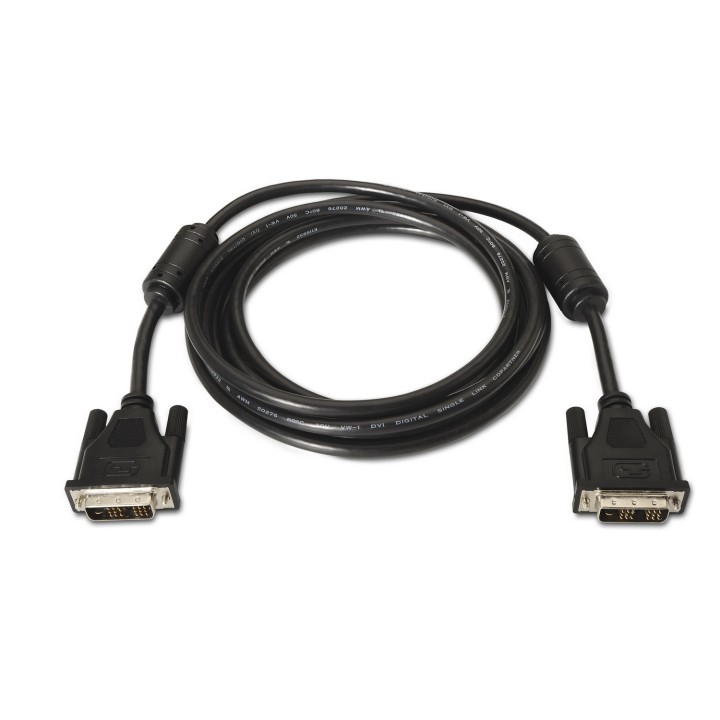 Cable AISENS DVI-D/M a DVI-D/M 1.8m Negro (A117-0086)